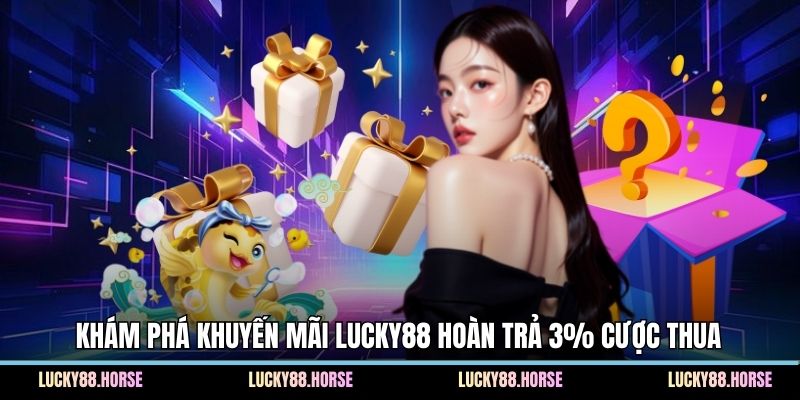 Khám phá khuyến mãi Lucky88 hoàn trả 3% cược thua